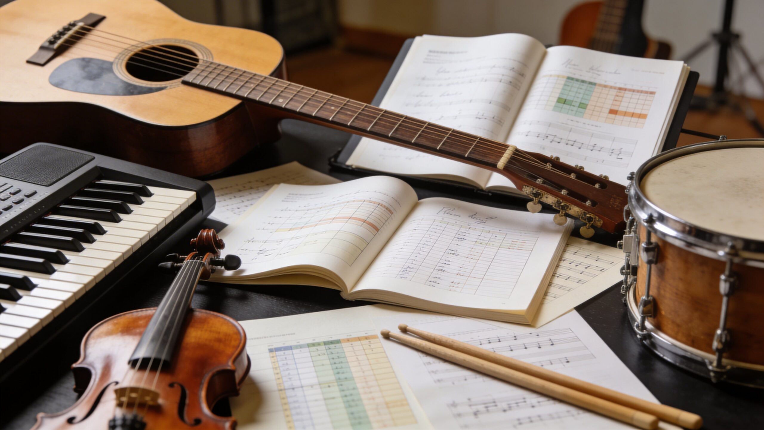 Reading Sheet Music, Tabs, and Chords